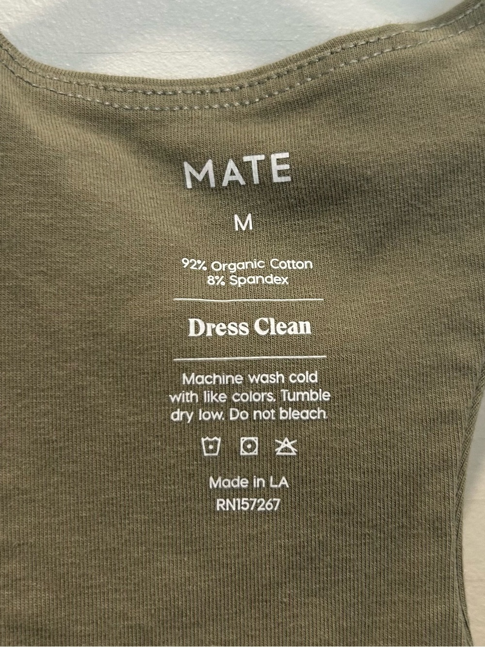 MATE the Label Sage Cotton Sports Bra - Picture 6 of 6